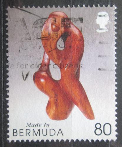 Poštová známka Bermudy 2003 Døevìná plastika Mi# 855