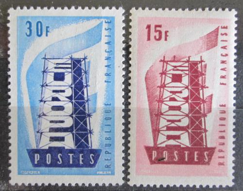 Poštové známky Francúzsko 1956 Európa CEPT Mi# 1104-05 Kat 10€