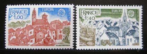 Poštové známky Francúzsko 1977 Európa CEPT Mi# 2024-25