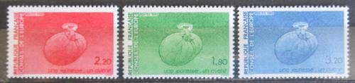 Poštové známky Francúzsko 1985 Rada Evropy, služobná Mi# 37-39