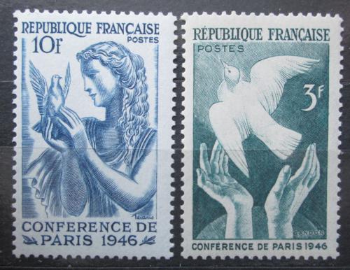 Potov znmky Franczsko 1946 Mrov konference v Pai Mi# 763-64
