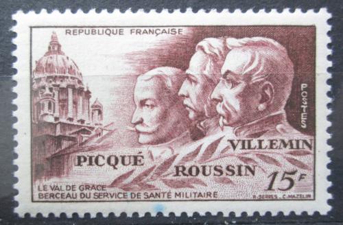 Poštová známka Francúzsko 1951 Vojenští lékaøi Mi# 916