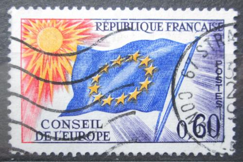 Poštová známka Francúzsko 1965 Vlajka EU, služobná Mi# 12