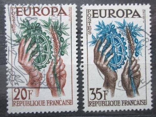 Poštové známky Francúzsko 1957 Európa CEPT Mi# 1157-58