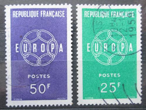 Poštová známka Francúzsko 1959 Európa CEPT Mi# 1262-63