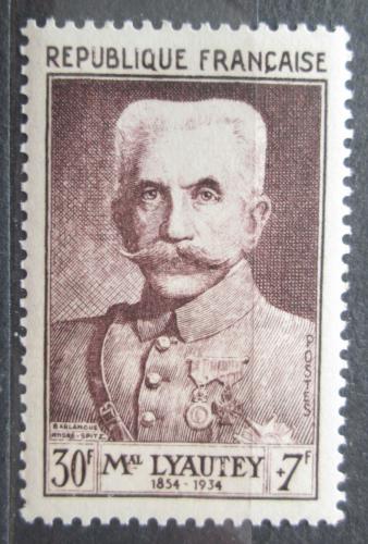 Poštová známka Francúzsko 1953 Maršál Hubert Lyautey Mi# 970 Kat 15€