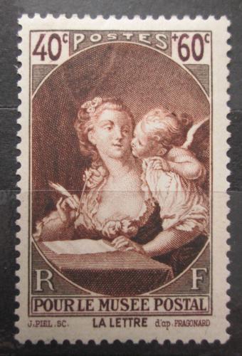 Poštová známka Francúzsko 1939 Umenie, Fragonard Mi# 461