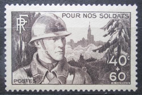 Poštová známka Francúzsko 1940 Francúzsky voják Mi# 464