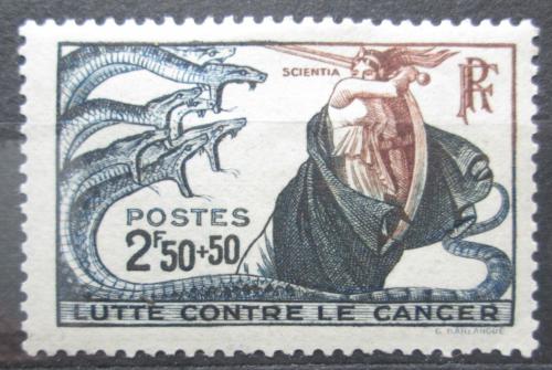 Poštová známka Francúzsko 1941 Boj proti rakovinì Mi# 507