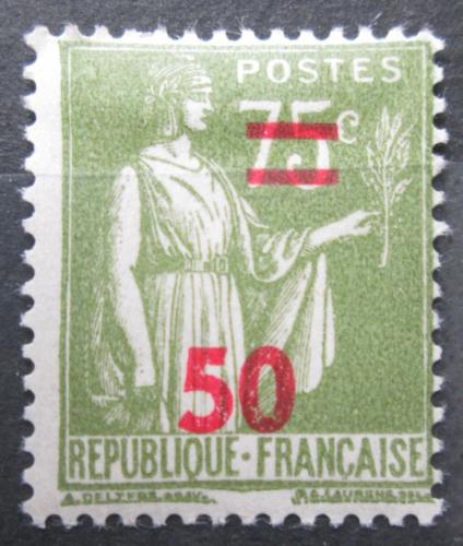 Poštovní známka Francie 1941 Symbol míru pøetisk Mi# 481