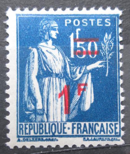 Poštová známka Francúzsko 1941 Symbol míru pretlaè Mi# 487 
