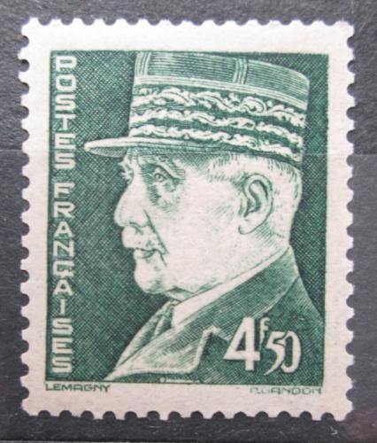 Poštová známka Francúzsko 1942 Maršál Philippe Pétain Mi# 580