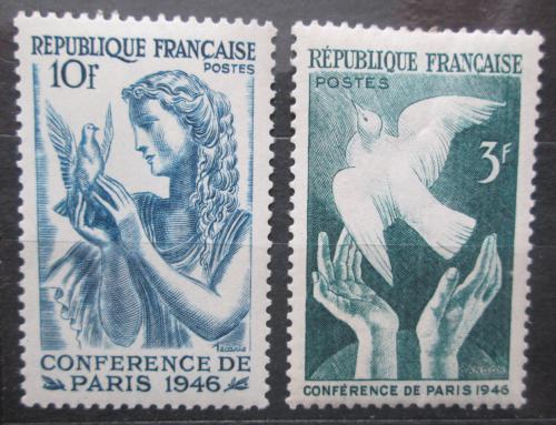 Poštovní známky Francie 1946 Mírová konference v Paøíži Mi# 763-64