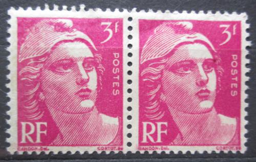 Poštovní známky Francie 1946 Marianne pár Mi# 690