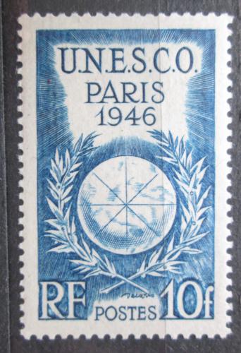 Poštovní známka Francie 1946 Konference UNESCO Mi# 771