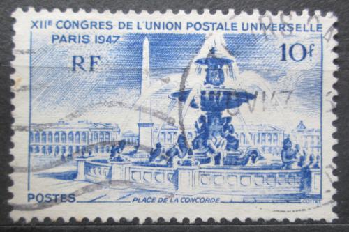 Poštová známka Francúzsko 1947 Place de la Concorde v Paøíži Mi# 781 