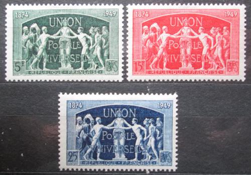 Poštové známky Francúzsko 1949 Alegorie Obchodní komory Mi# 868-70