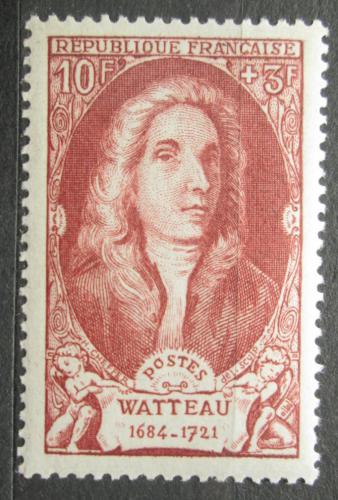 Poštová známka Francúzsko 1949 Antoine Watteau, malíø Mi# 873