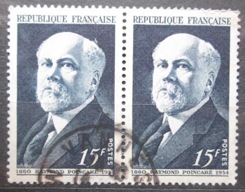 Poštová známka Francúzsko 1950 Prezident Raymond Poincaré pár Mi# 882