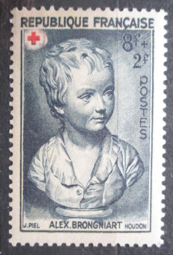 Poštová známka Francúzsko 1950 Èervený kríž, umenie, Jean-Antoine Houdon Mi# 894