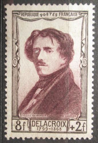 Poštová známka Francúzsko 1951 Eugène Delacroix, malíø Mi# 910 Kat 7€
