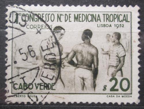 Poštová známka Kapverdy 1952 Doktor a pacienti Mi# 290