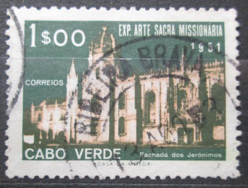 Poštová známka Kapverdy 1953 Kláštor v Santa Maria de Belém Mi# 298