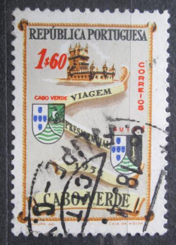 Poštová známka Kapverdy 1955 Návštìva portugalského prezidenta Mi# 302