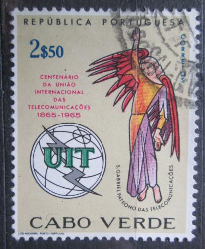 Poštová známka Kapverdy 1965 ITU, 100. výroèie Mi# 332