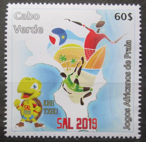 Poštová známka Kapverdy 2019 Africké plážové hry Mi# 1053