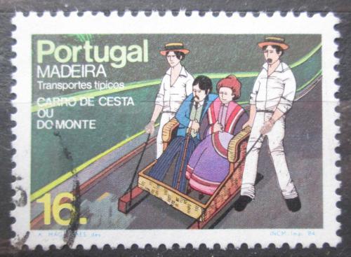 Poštová známka Madeira 1984 Tradièní pøeprava Mi# 93
