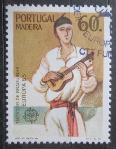 Poštová známka Madeira 1985 Európa CEPT, rok hudby Mi# 97