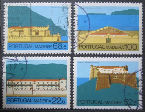 Poštové známky Madeira 1986 Pevnosti Mi# 107-10 Kat 7.50€ 
