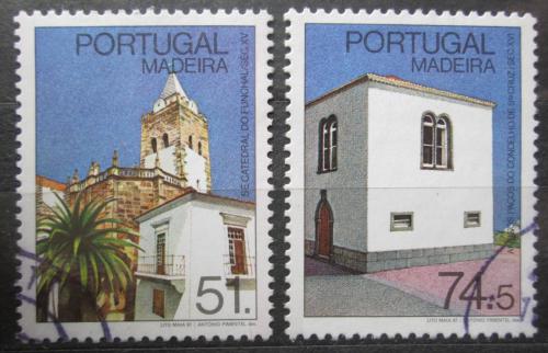 Poštové známky Madeira 1987 Architektúra Mi# 116-17