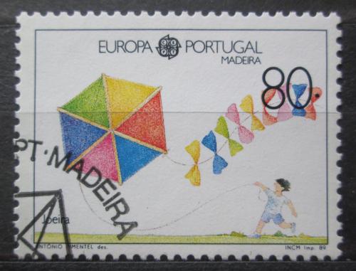 Poštová známka Madeira 1989 Európa CEPT, dìtské hry Mi# 125 I