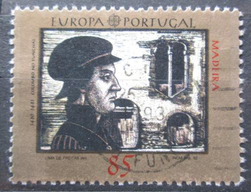 Poštová známka Madeira 1992 Európa CEPT, Krištof Kolumbus Mi# 157