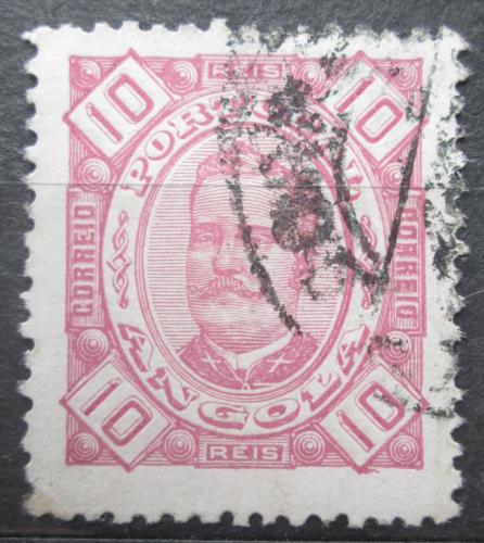 Poštová známka Angola 1894 Krá¾ Carlos I. Mi# 27 C y