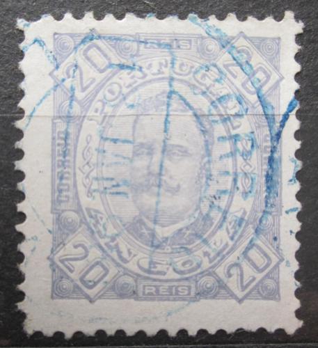 Poštová známka Angola 1894 Krá¾ Carlos I. Mi# 29 A y 