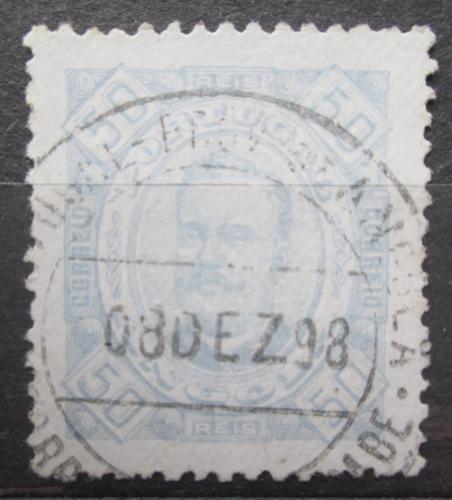 Poštová známka Angola 1894 Krá¾ Carlos I. Mi# 31