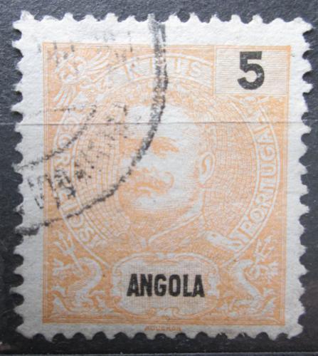 Poštová známka Angola 1898 Krá¾ Carlos I. Mi# 39