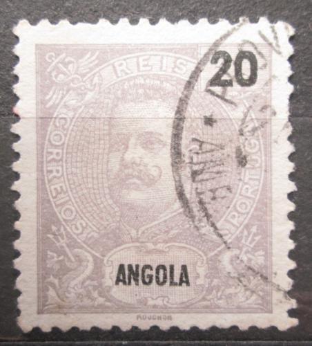 Poštová známka Angola 1898 Krá¾ Carlos I. Mi# 42