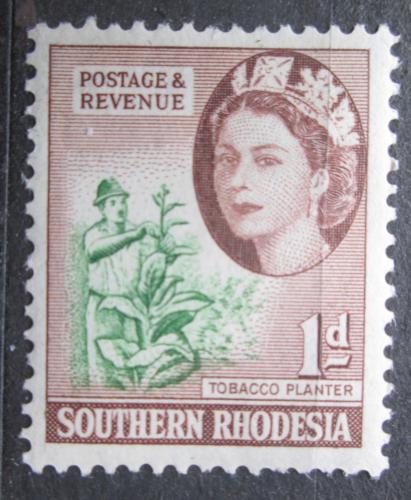 Poštová známka Južná Rhodésia 1953 Tabák virginský Mi# 81