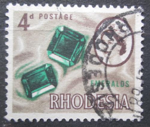 Poštová známka Rhodésia 1966 Smaragdy Mi# 27