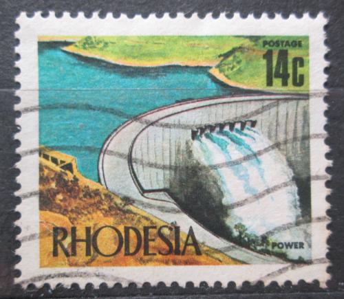 Poštová známka Rhodésia 1973 Priehrada Kariba Mi# 130