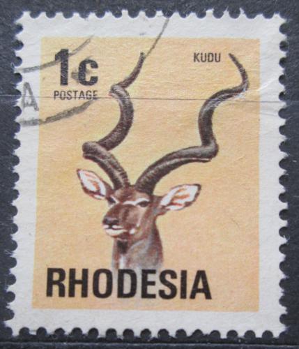 Poštová známka Rhodésia 1974 Kudu velký Mi# 140