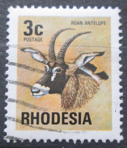 Poštová známka Rhodésia 1974 Antilopa koòská Mi# 142