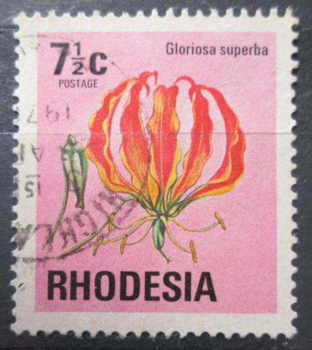 Poštová známka Rhodésia, Zimbabwe 1974 Glorióza vznešená Mi# 146