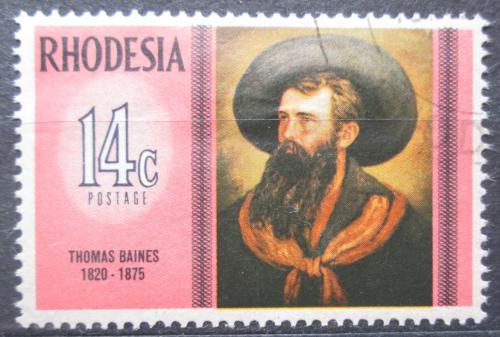 Poštová známka Rhodésia 1975 Thomas Baines, malíø Mi# 159