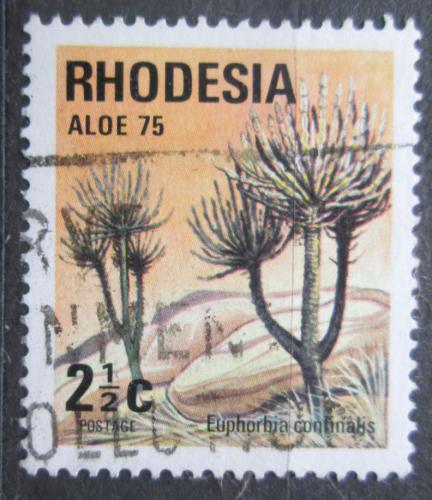 Poštová známka Rhodésia 1975 Euphorbia confinalis Mi# 160