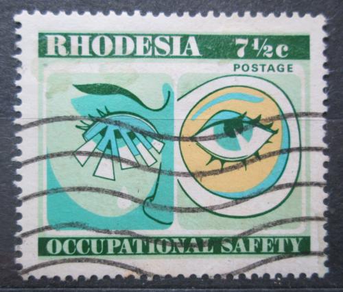 Poštová známka Rhodésia 1975 Bezpeènos� práce Mi# 168